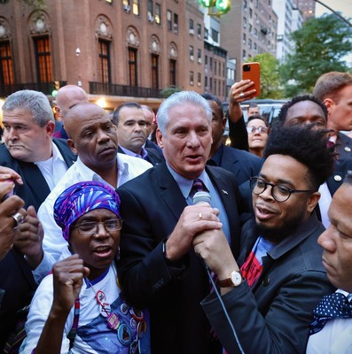 Solidaridad con Cuba en NY