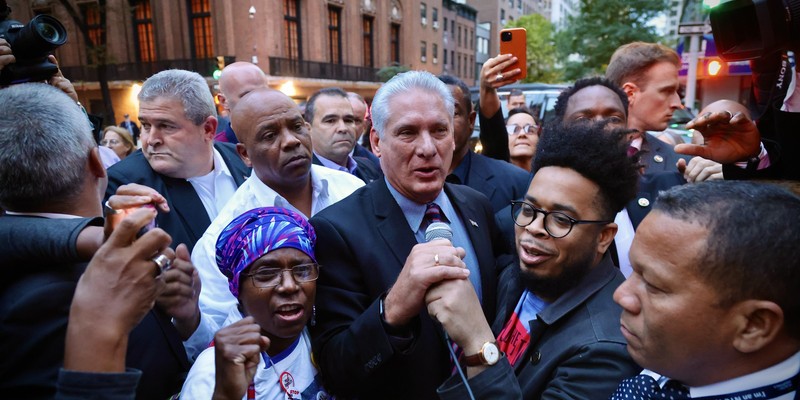 Solidaridad con Cuba en NY