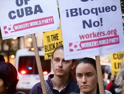 Solidaridad con Cuba en NY