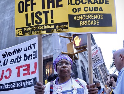 Solidaridad con Cuba en NY