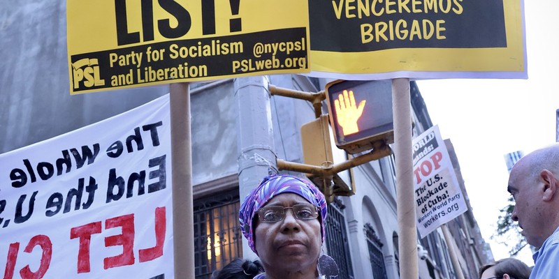 Solidaridad con Cuba en NY