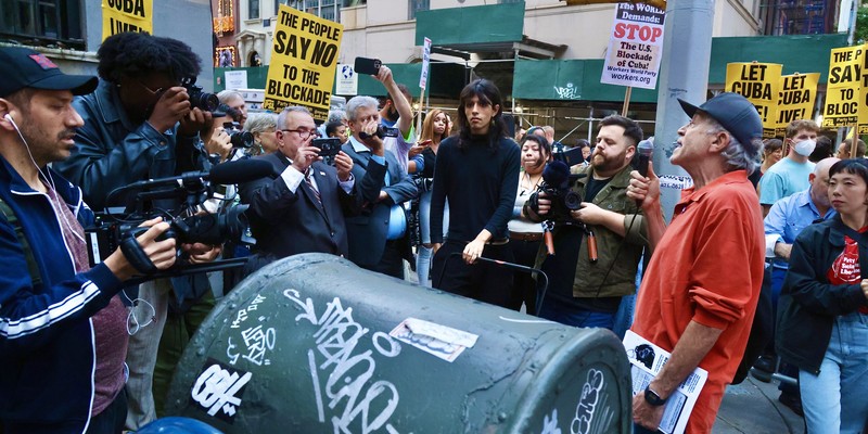 Solidaridad con Cuba en NY