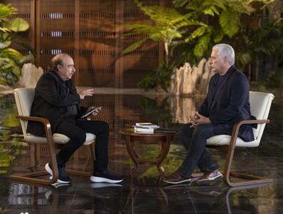 Entrevista concedida a Ignacio Ramonet, catedrático y periodista español