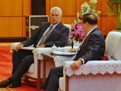 Presidente Diaz-Canel en China