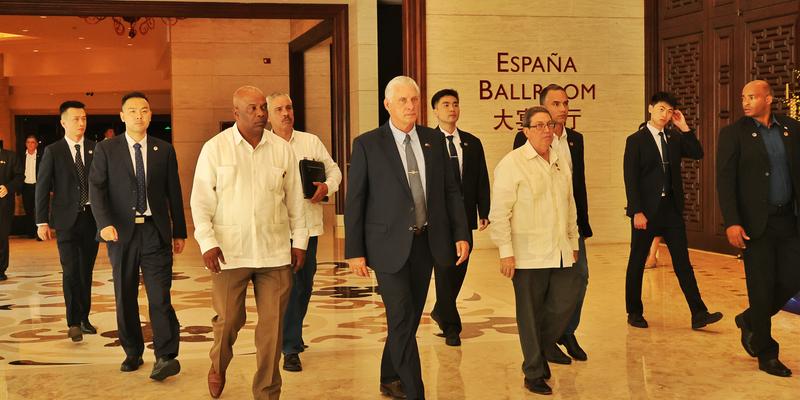 Presidente Diaz-Canel en China