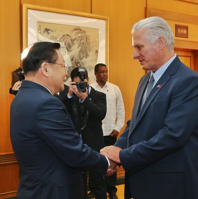 Presidente Diaz-Canel en China
