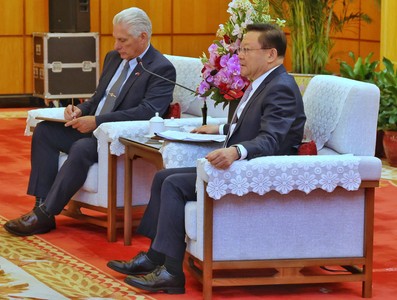 Presidente Diaz-Canel en China