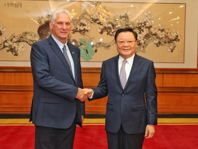 Presidente Diaz-Canel en China
