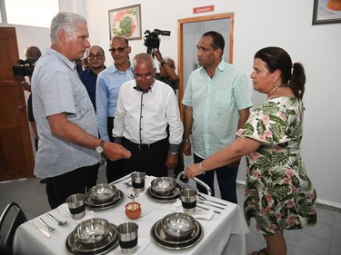 Visita Díaz-Canel dos lugares de La Habana hechos con amor 5