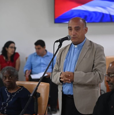 “Cuenten esta realidad”, pidió Díaz-Canel a representantes de organizaciones ecuménicas internacionales