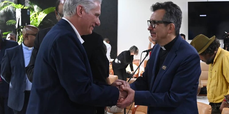 “Cuenten esta realidad”, pidió Díaz-Canel a representantes de organizaciones ecuménicas internacionales