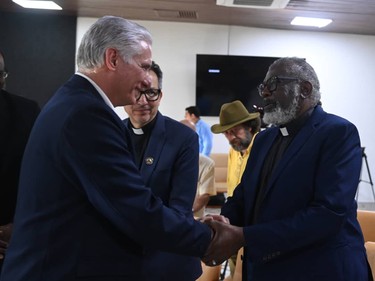 “Cuenten esta realidad”, pidió Díaz-Canel a representantes de organizaciones ecuménicas internacionales 8