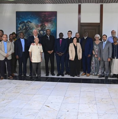 “Cuenten esta realidad”, pidió Díaz-Canel a representantes de organizaciones ecuménicas internacionales