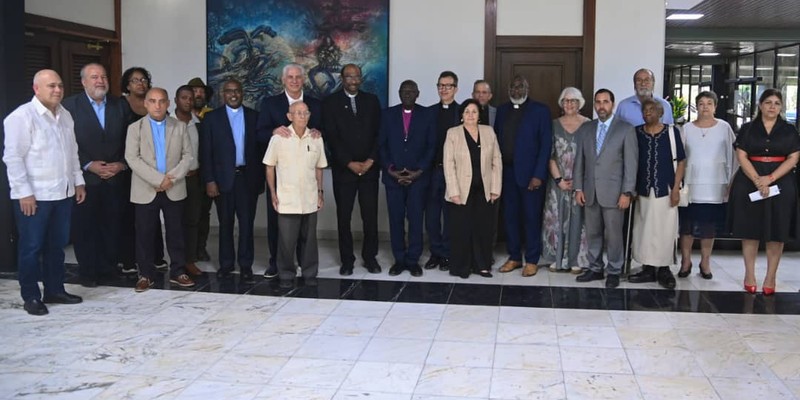 “Cuenten esta realidad”, pidió Díaz-Canel a representantes de organizaciones ecuménicas internacionales