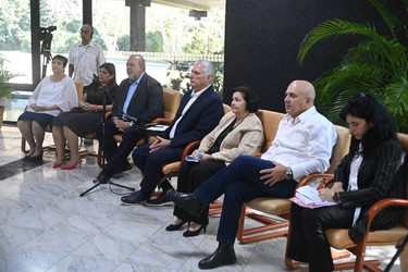 “Cuenten esta realidad”, pidió Díaz-Canel a representantes de organizaciones ecuménicas internacionales 1