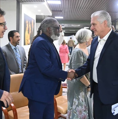 “Cuenten esta realidad”, pidió Díaz-Canel a representantes de organizaciones ecuménicas internacionales
