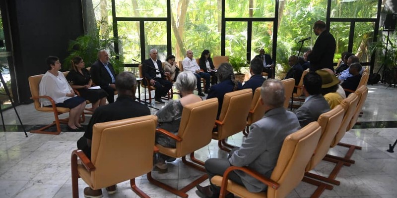 “Cuenten esta realidad”, pidió Díaz-Canel a representantes de organizaciones ecuménicas internacionales