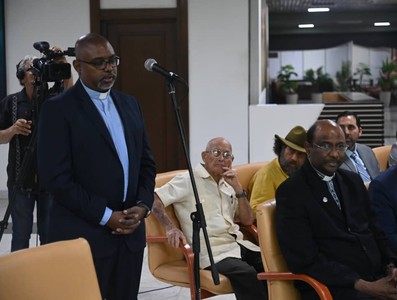 “Cuenten esta realidad”, pidió Díaz-Canel a representantes de organizaciones ecuménicas internacionales