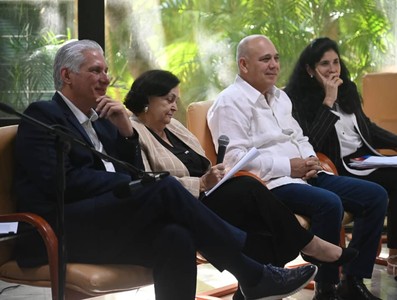 “Cuenten esta realidad”, pidió Díaz-Canel a representantes de organizaciones ecuménicas internacionales