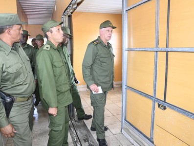 Díaz-Canel desde la tierra que se recupera del huracán