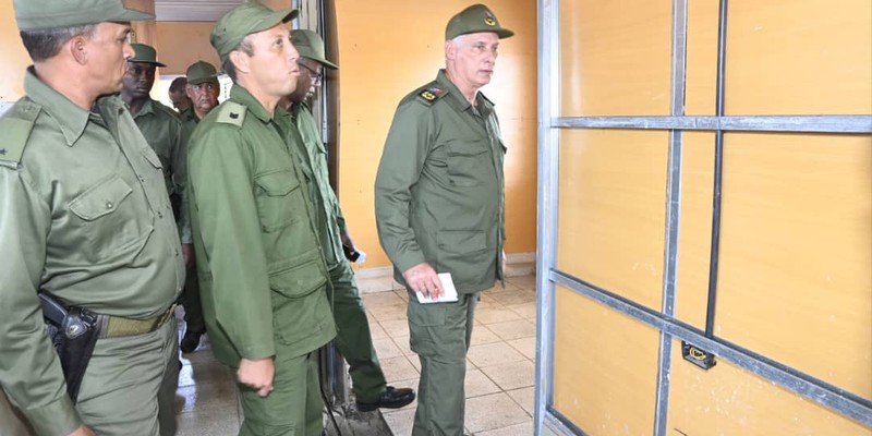 Díaz-Canel desde la tierra que se recupera del huracán