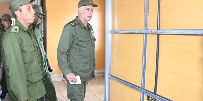 Díaz-Canel desde la tierra que se recupera del huracán