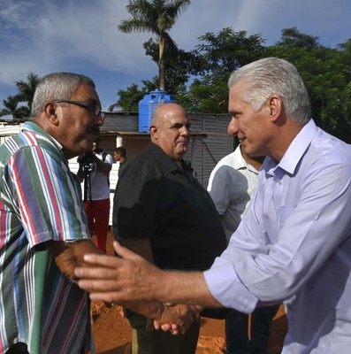 Constata Díaz-Canel recuperación de producciones agropecuarias en Artemisa