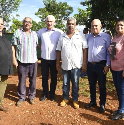 Constata Díaz-Canel recuperación de producciones agropecuarias en Artemisa