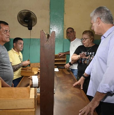 Constata Díaz-Canel recuperación de producciones agropecuarias en Artemisa