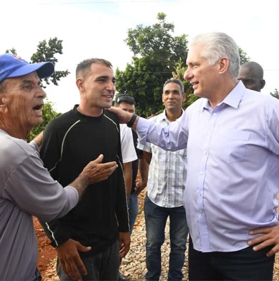 Constata Díaz-Canel recuperación de producciones agropecuarias en Artemisa