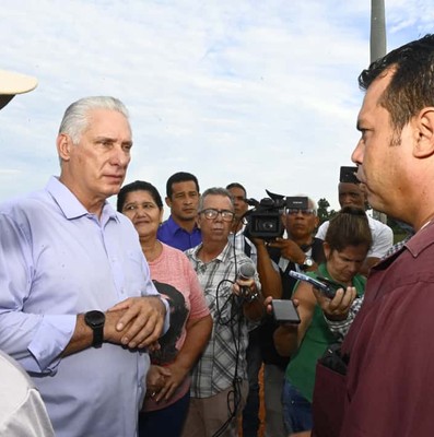 Constata Díaz-Canel recuperación de producciones agropecuarias en Artemisa