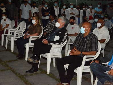 Recorrido de Díaz-Canel por la provincia de Villa Clara
