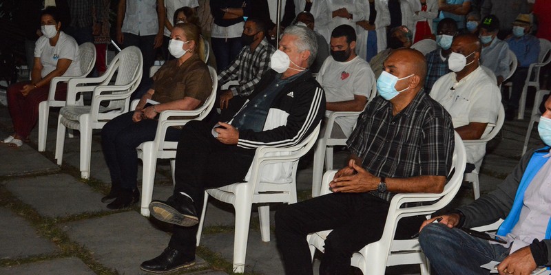 Recorrido de Díaz-Canel por la provincia de Villa Clara