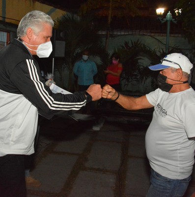 Recorrido de Díaz-Canel por la provincia de Villa Clara