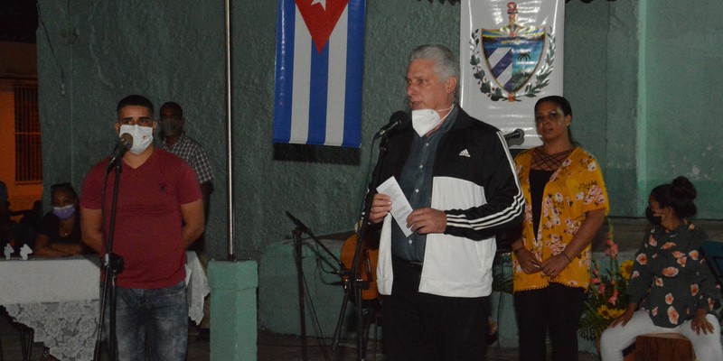Recorrido de Díaz-Canel por la provincia de Villa Clara