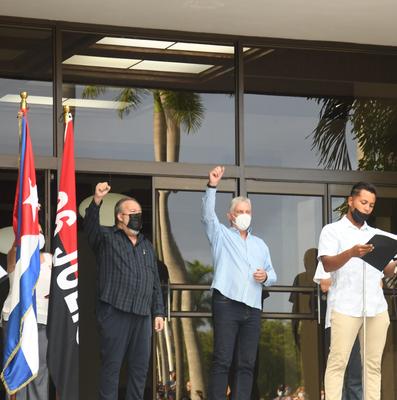 Conmemoración del Aniversario 68 del Asalto a los cuarteles Moncada y Carlos Manuel de Céspedes en el Palacio de la Revolución