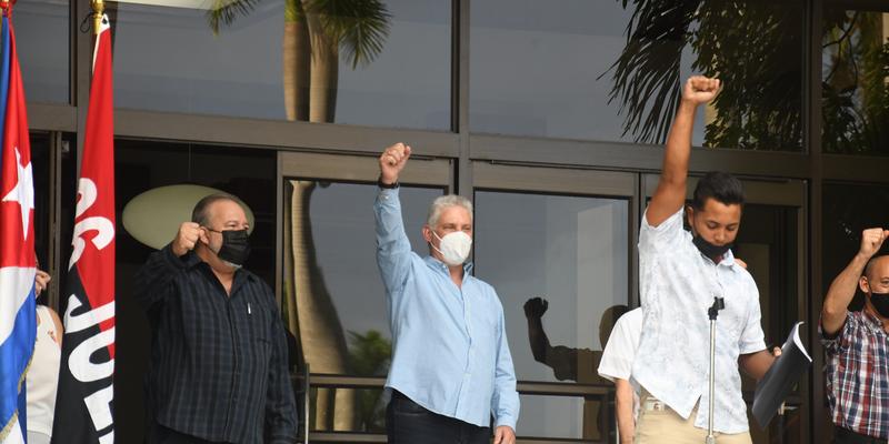 Conmemoración del Aniversario 68 del Asalto a los cuarteles Moncada y Carlos Manuel de Céspedes en el Palacio de la Revolución