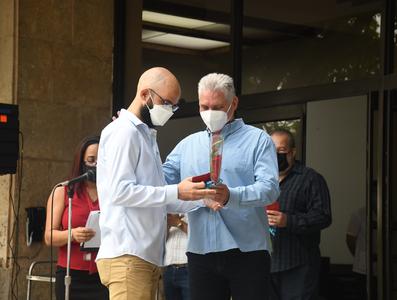 Conmemoración del Aniversario 68 del Asalto a los cuarteles Moncada y Carlos Manuel de Céspedes en el Palacio de la Revolución