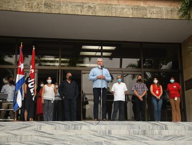 Conmemoración del Aniversario 68 del Asalto a los cuarteles Moncada y Carlos Manuel de Céspedes en el Palacio de la Revolución