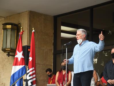 Conmemoración del Aniversario 68 del Asalto a los cuarteles Moncada y Carlos Manuel de Céspedes en el Palacio de la Revolución