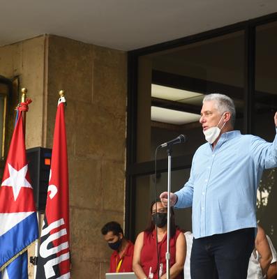 Conmemoración del Aniversario 68 del Asalto a los cuarteles Moncada y Carlos Manuel de Céspedes en el Palacio de la Revolución
