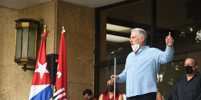 Conmemoración del Aniversario 68 del Asalto a los cuarteles Moncada y Carlos Manuel de Céspedes en el Palacio de la Revolución