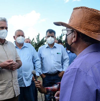 Recorrido de Díaz-Canel por la provincia de Las Tunas