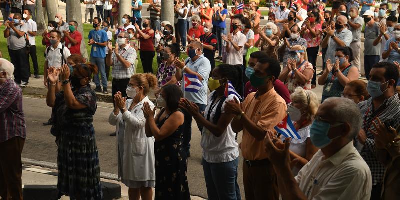 Conmemoración del Aniversario 68 del Asalto a los cuarteles Moncada y Carlos Manuel de Céspedes en el Palacio de la Revolución
