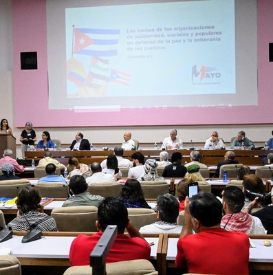 Encuentro de solidaridad con Cuba y contra el imperialismo