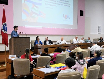 Encuentro de solidaridad con Cuba y contra el imperialismo