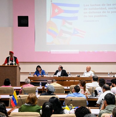 Encuentro de solidaridad con Cuba y contra el imperialismo