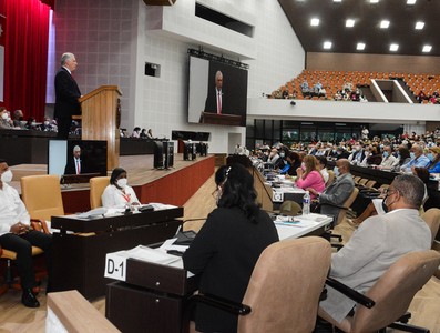Segunda jornada del Octavo Período Ordinario de Sesiones de la Asamblea Nacional del Poder Popular, en su IX Legislatura