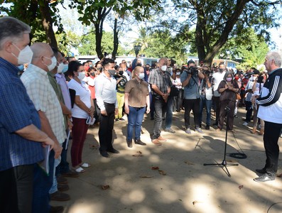 Recorrido de Díaz-Canel por la provincia de Villa Clara