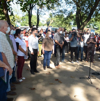 Recorrido de Díaz-Canel por la provincia de Villa Clara